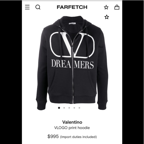 Valentino Garavani Vlogo Hoodie - Picture 2 of 9